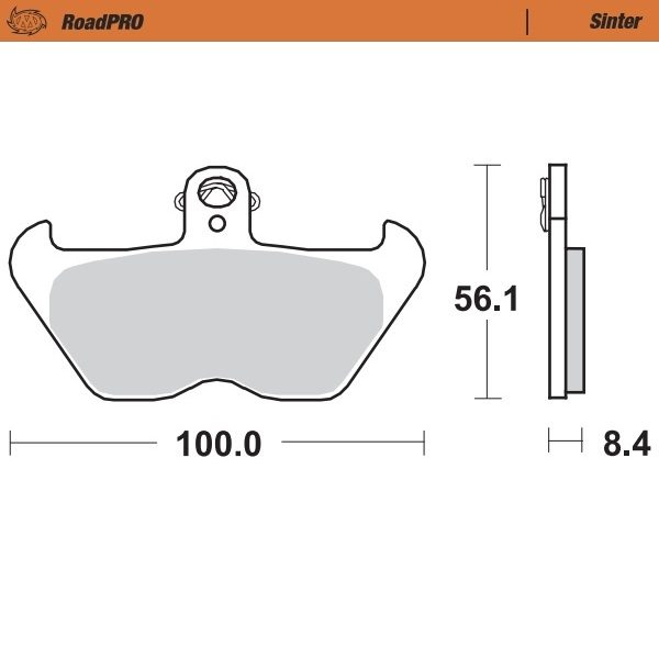 408701, BRAKE PADS SINTER