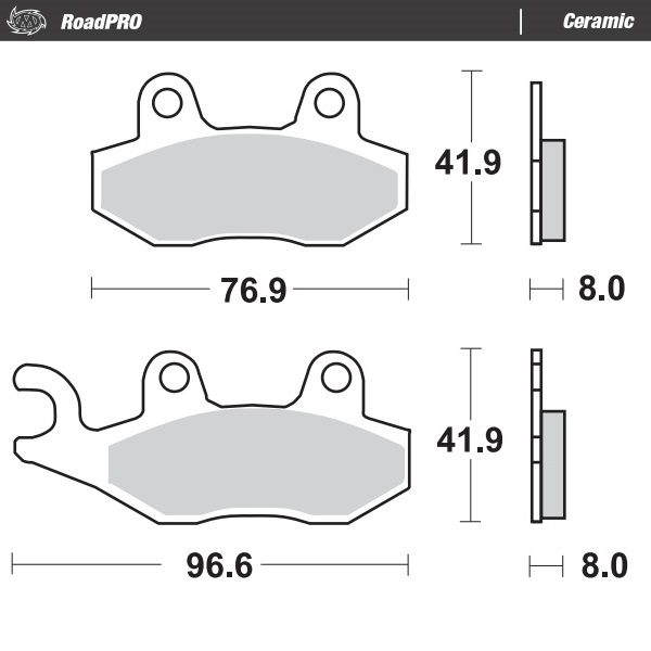 410504, BRAKE PADS CERAMIC