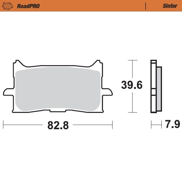 412701, BRAKE PADS SINTER