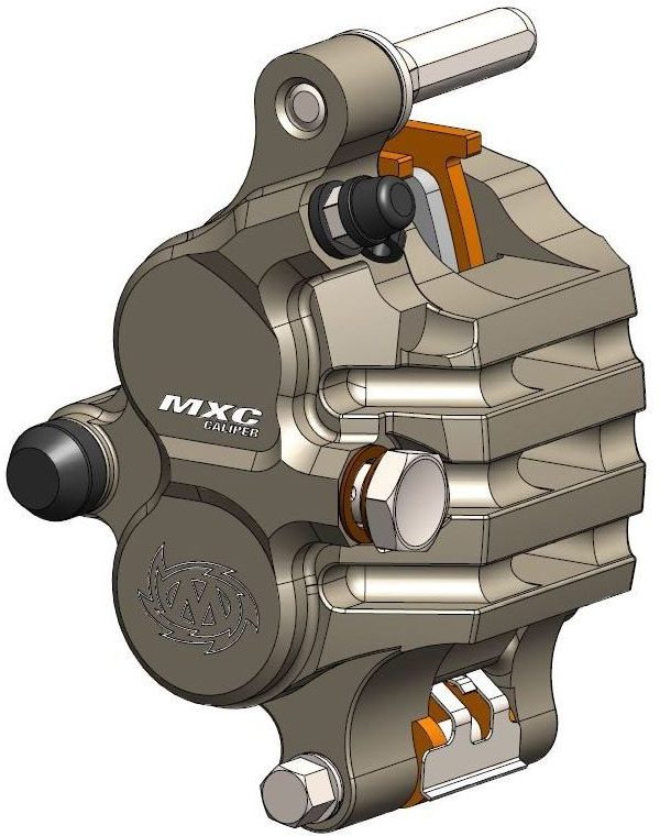 210107, BRAKE CALIPER MXC FRONT INCL PAD