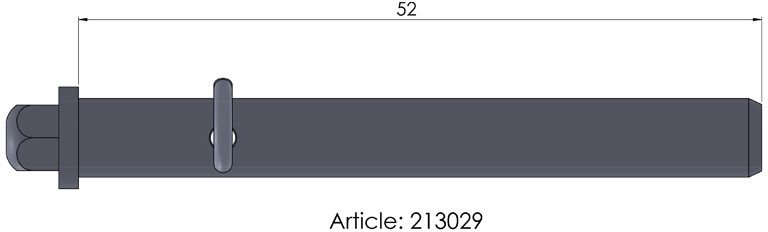 213029, BRAKE PAD PIN