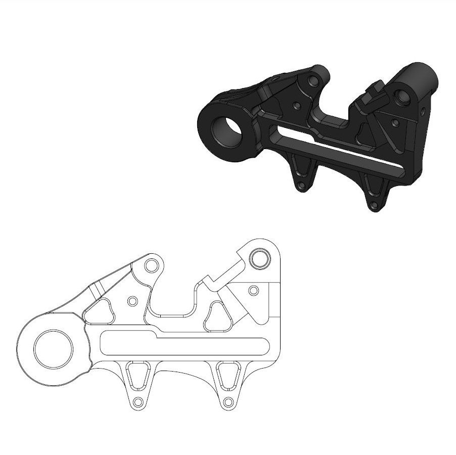 211133, CALIPER ADAPTER BRACKET