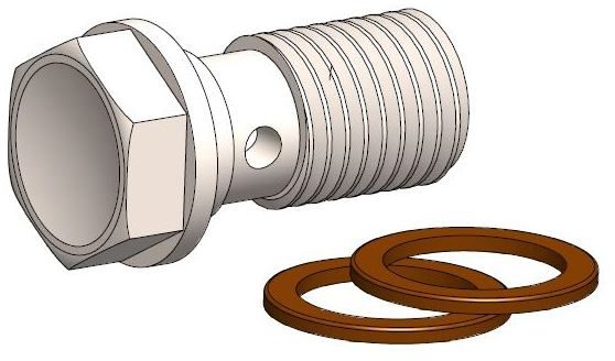 213091, MXC BANJO BOLT M10x1,25
