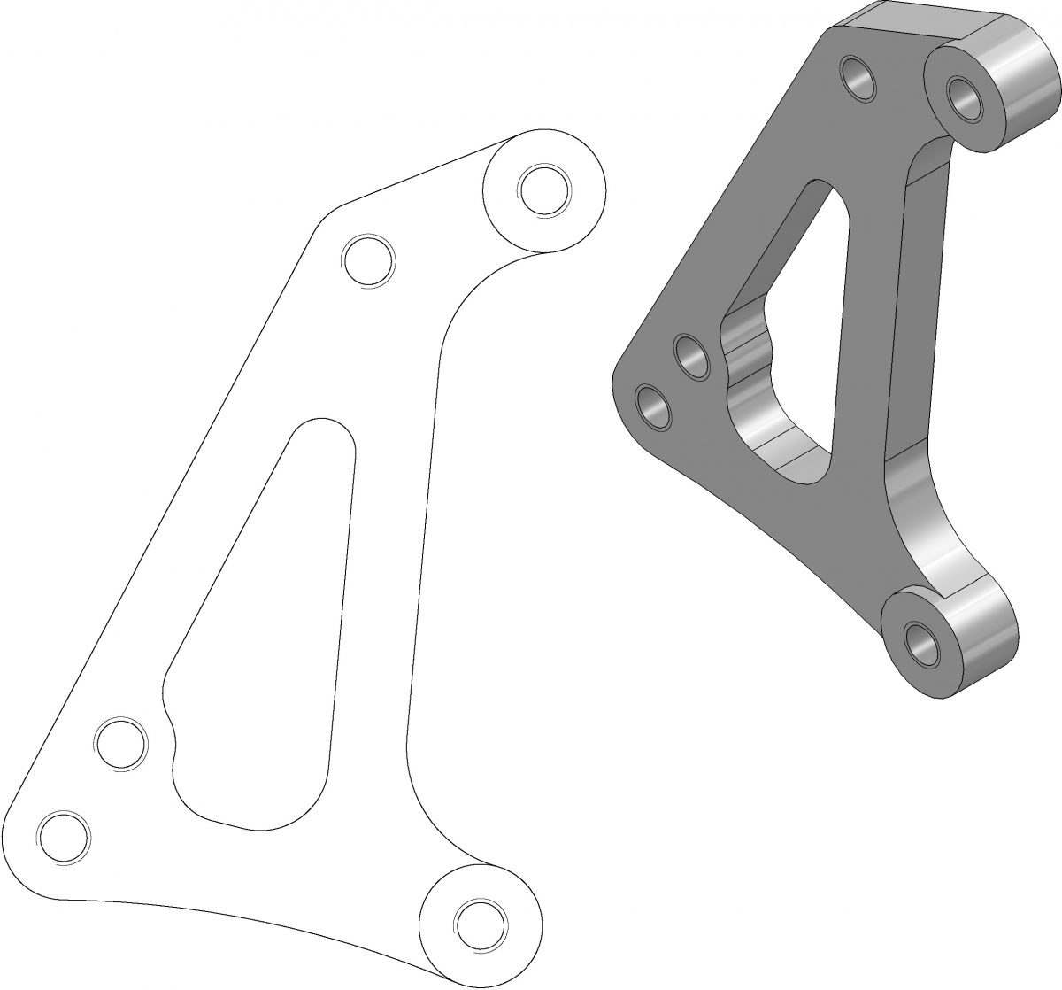 211022, CALIPER ADAPTER BRACKET