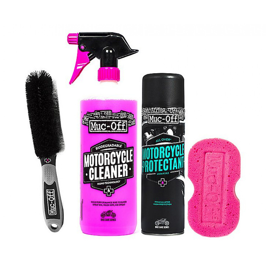 Muc-Off reinigingsset motorcycle essentials kit foto 2