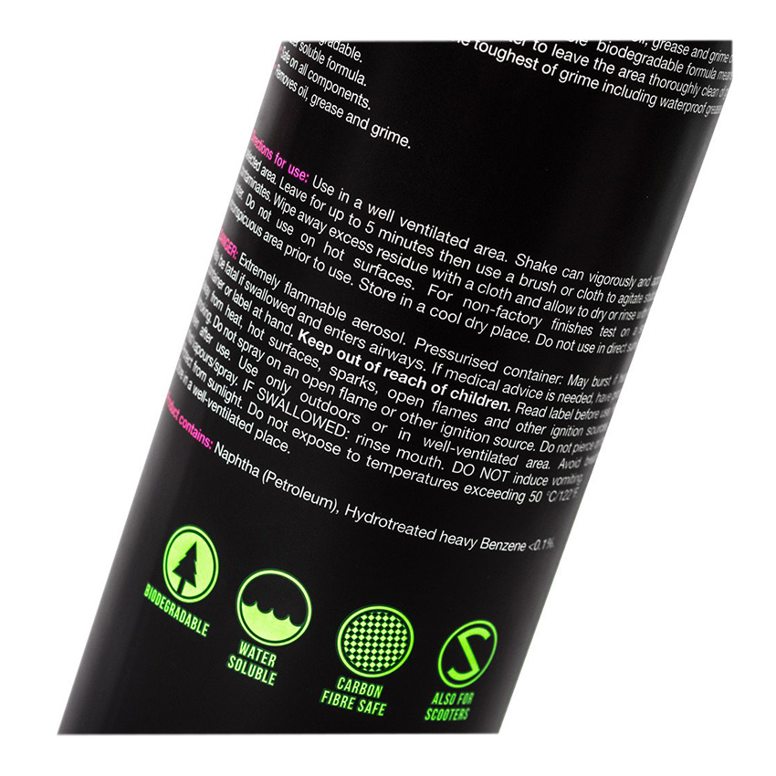 Muc-Off ontvetter biodegradable degreaser 500 ml foto 3