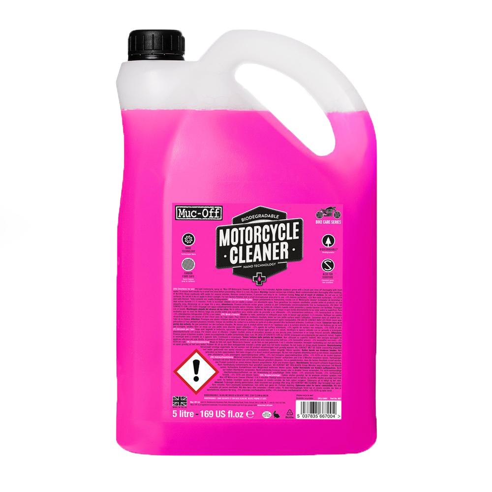 Muc-Off reinigingsmiddel nano tech motorcycle cleaner 5l