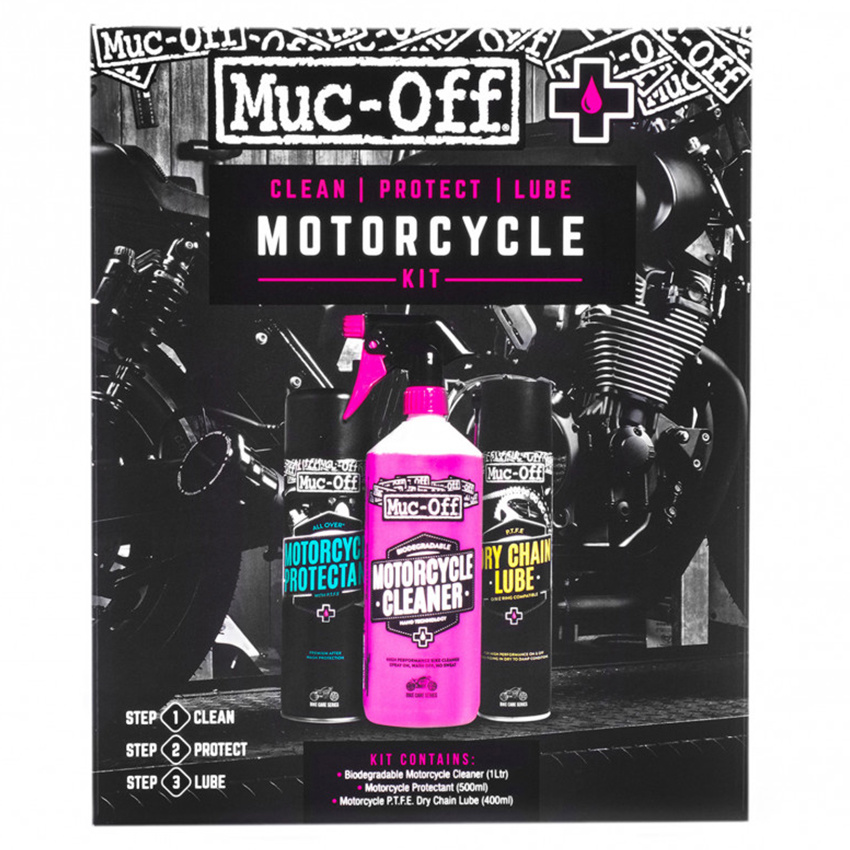 Muc-Off reinigingsset motorcycle clean, protect & lube kit