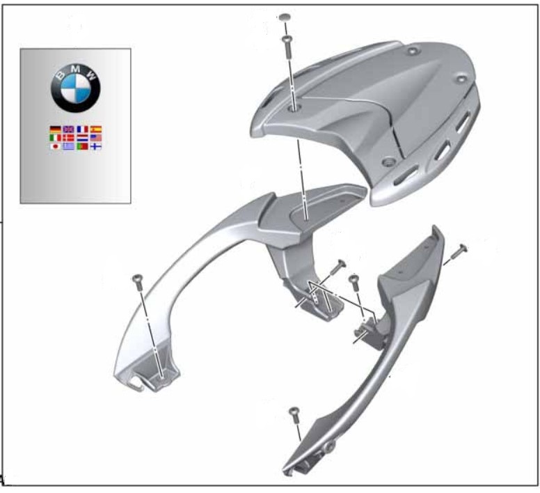 BMW K 1200/1300 S Bagagerek foto 2