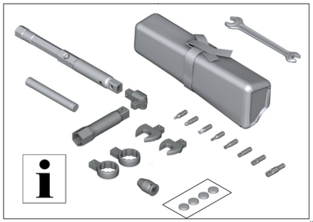 BMW Boordgereedschap service set