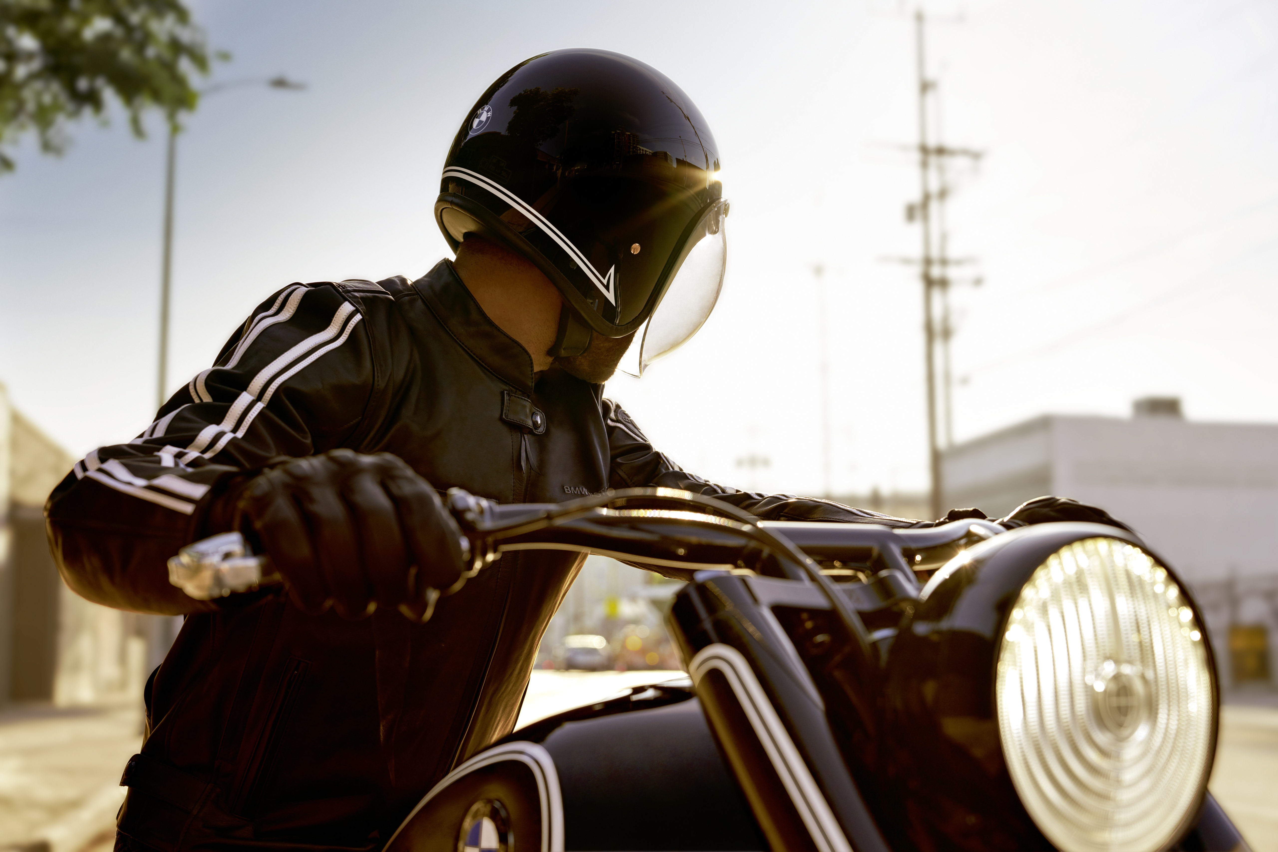 BMW Leren jack TwinStripes - Heren foto 3