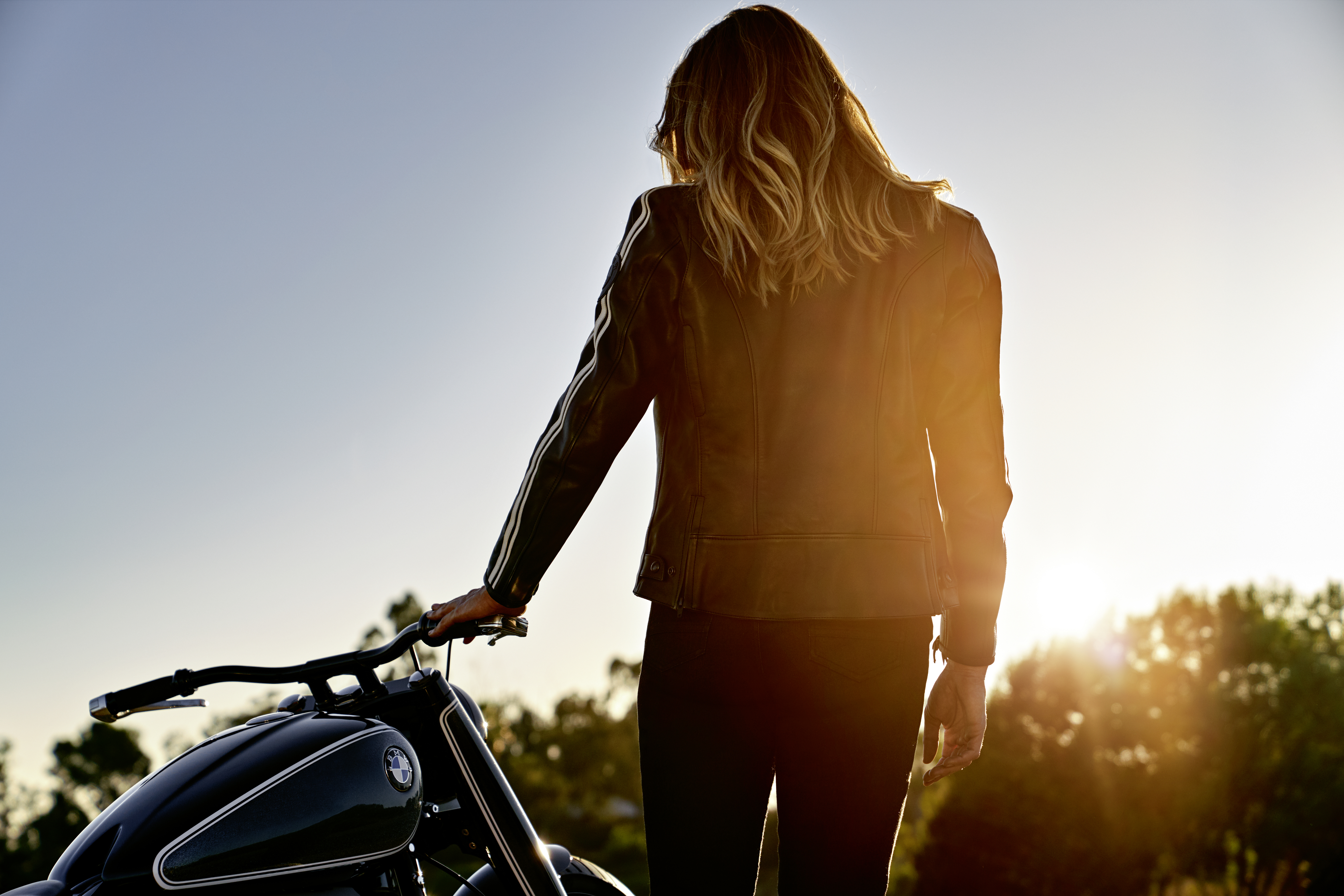 BMW Leren jack TwinStripes - Dames foto 3