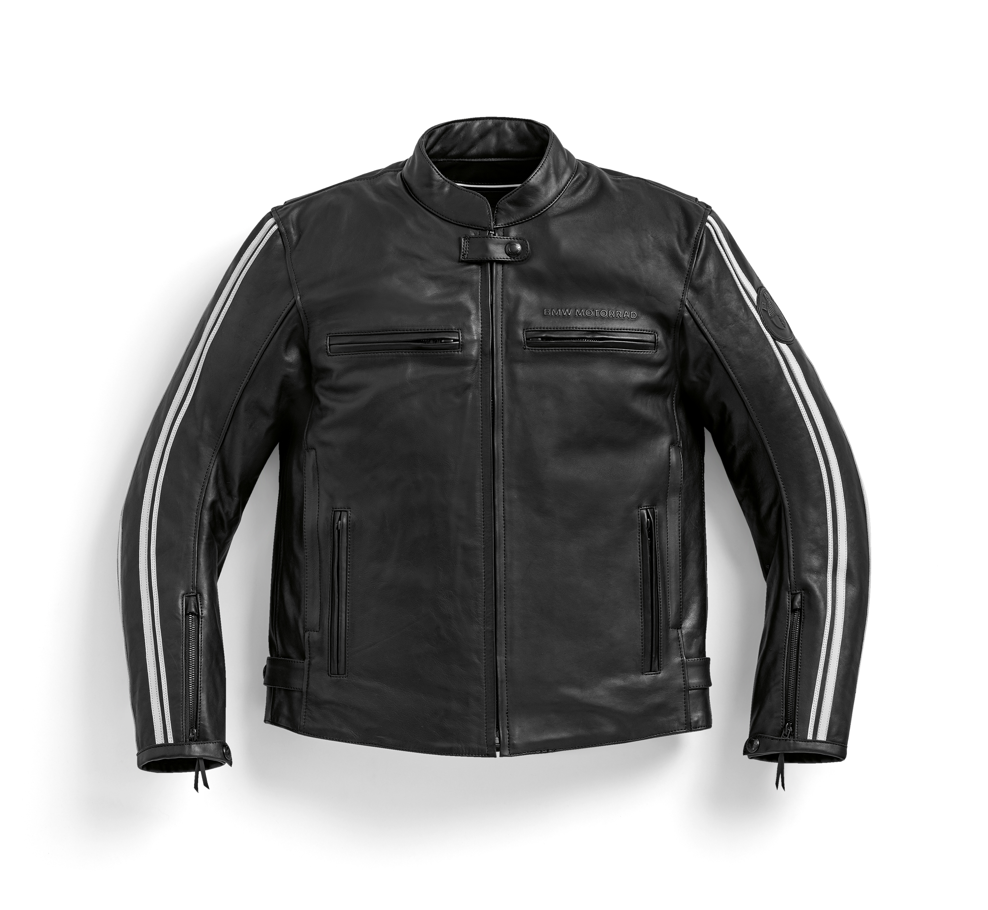 BMW Leren jack TwinStripes Slim - Heren Maat M