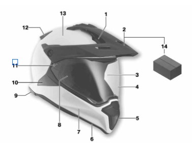 Set viziermechanisme helm GS
