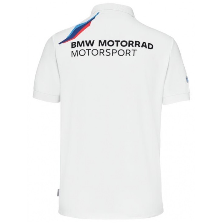 BMW Poloshirt Motorsport Wit foto 2