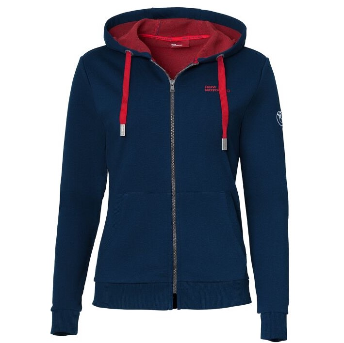 BMW Zip Hoodie "Make Life a Ride" Blauw Dames