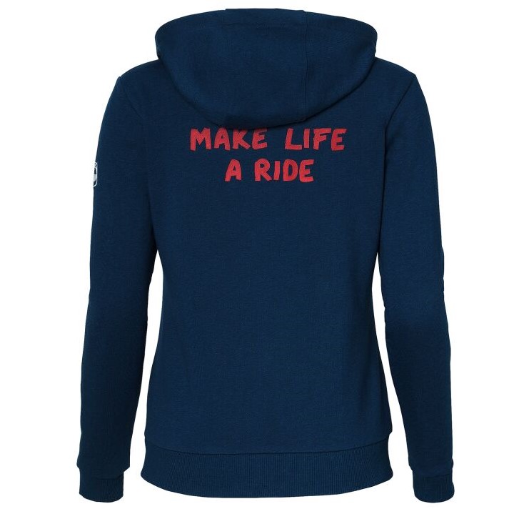 BMW Zip Hoodie "Make Life a Ride" Blauw Dames foto 2