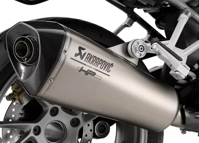 BMW R 1250 R/RS Sporteinddemper Akrapovic titanium foto 2