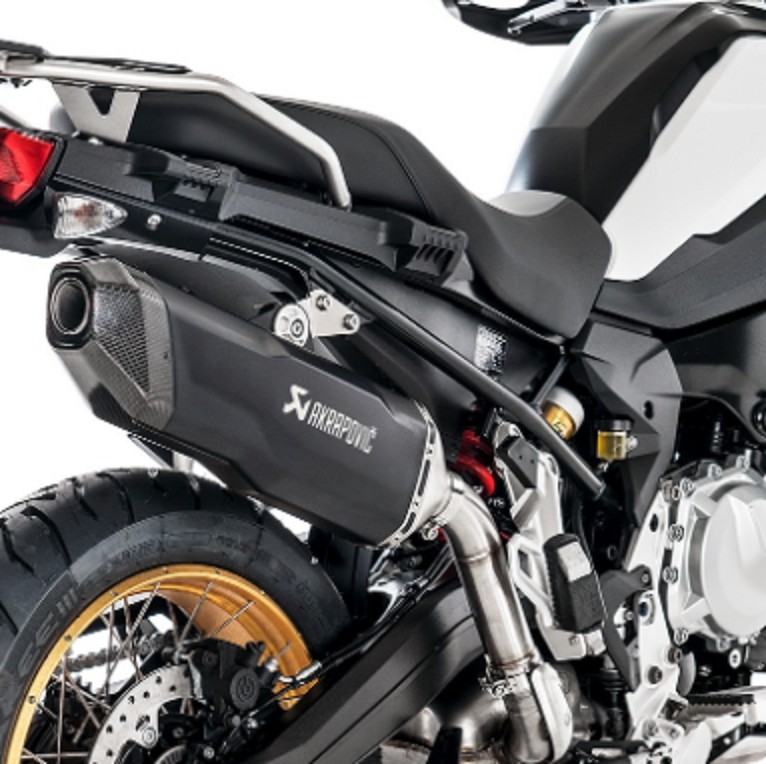 BMW F 750 GS, F 850 GS, F 850 GSA BMW HP Akrapovic Sporteinddemper zwart