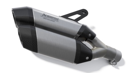 Dubbele demper titanium / RVS