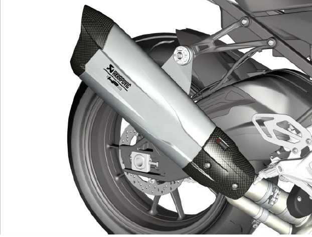 BMW S 1000 RR Set HP Sporteinddemper Titanium