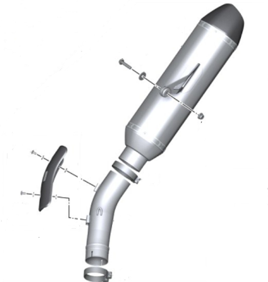 BMW S 1000 RR 2015 HP Akrapovic sporteinddemper foto 2