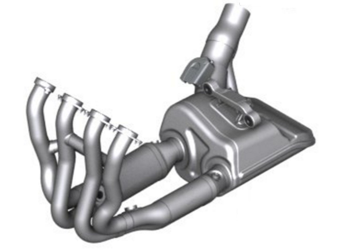 BMW S/M 1000 RR Set uitlaatspruitstuk Akrapovic