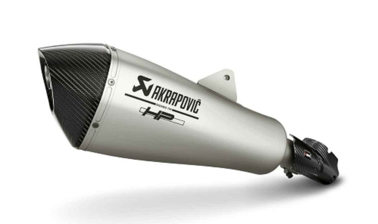 BMW R 1250 RT HP Akrapovic sport einddemper foto 2