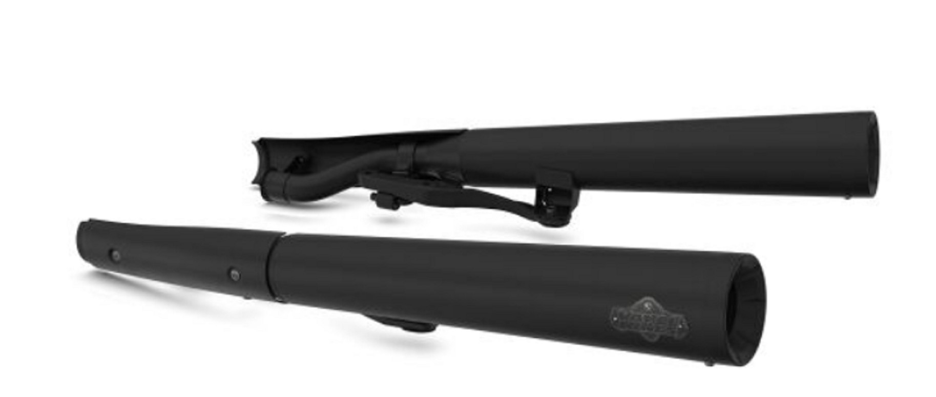 BMW R 18 Einddempers Taps Toelopend V&H Zwart of Chroom foto 3