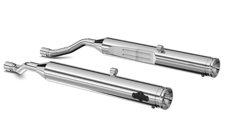 BMW R 18 Vance & Hines Round Zwart of Chrome foto 2