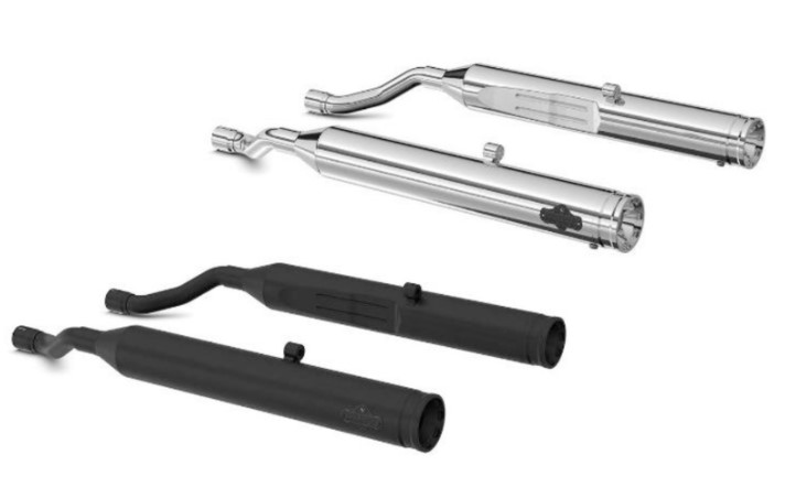 BMW R 18 Vance & Hines Round Zwart of Chrome foto 3