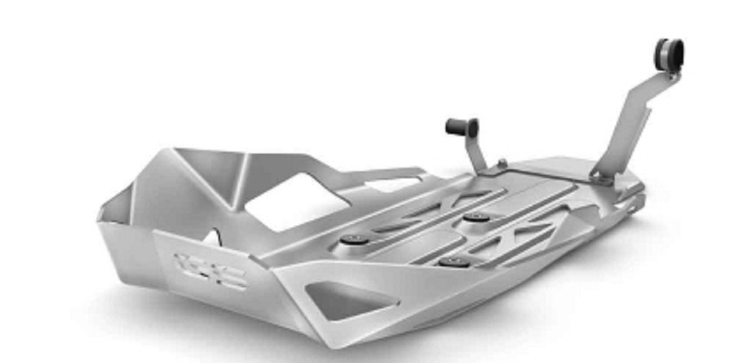BMW Enduro aluminium kleur motorbescherming