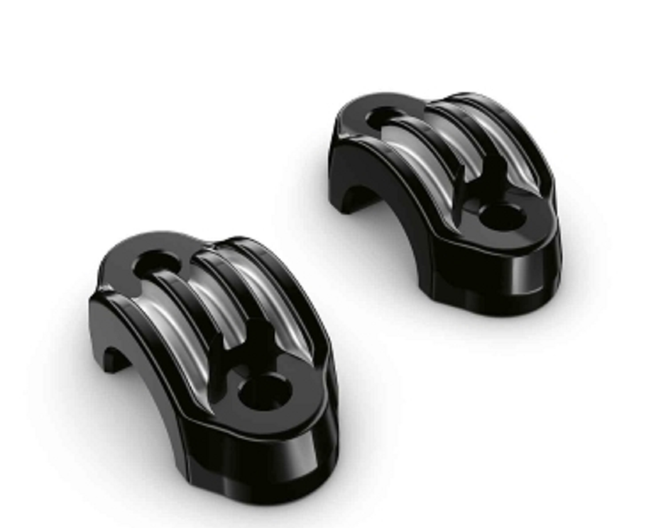 BMW R 18 Stuurverhoging 2-Tone-Zwart / Machined / Chroom foto 5