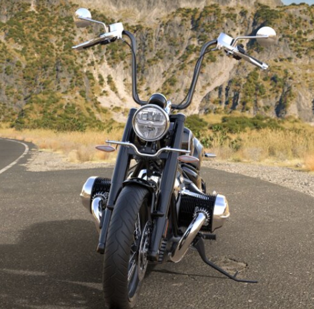 BMW R 18 Apehanger Stuur Verchroomd of Zwart, 16" foto 4