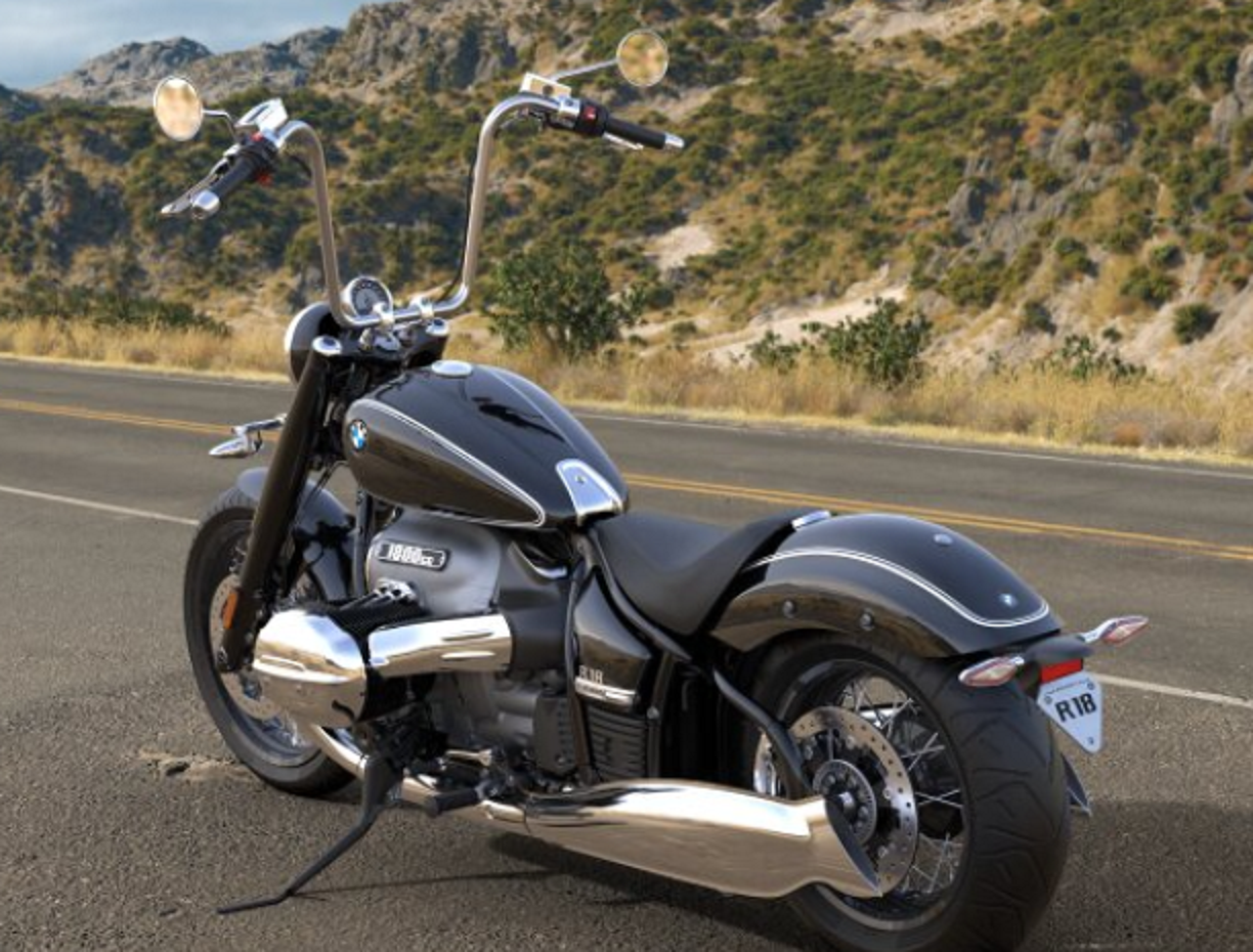 BMW R 18 Apehanger Stuur Verchroomd of Zwart, 16" foto 2