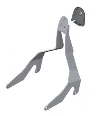 BMW R 18 Set Bevestiging.Rugleuning Duo-Buddys.Zwart.