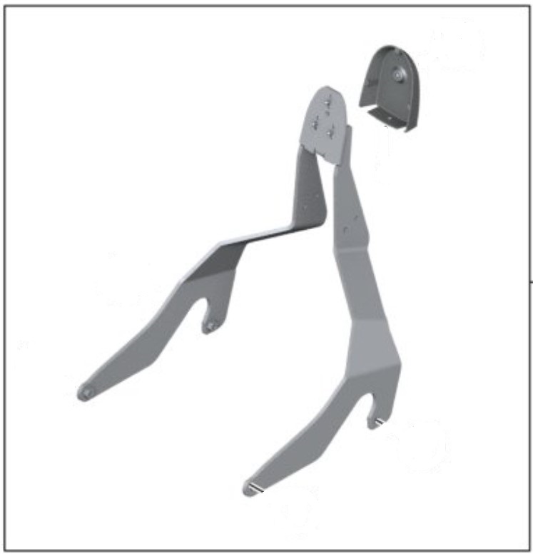 BMW R 18 Set bevest.rugleuning duo-buddys.zwart