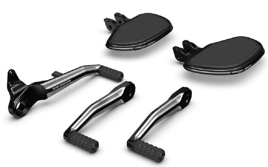 BMW R 18 Set Treeplanken Voor 2-Tone-Zwart of Machined foto 3