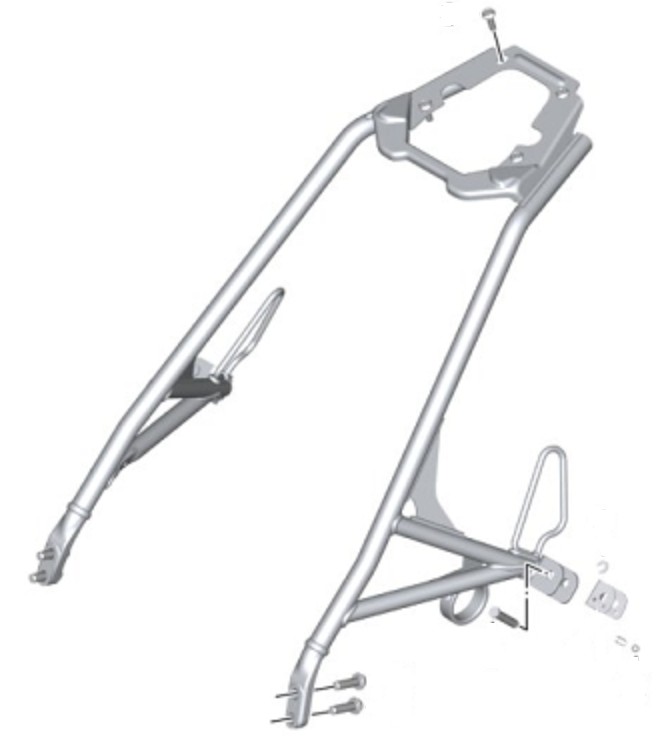 BMW R nine T Racer Set buddyseatframe