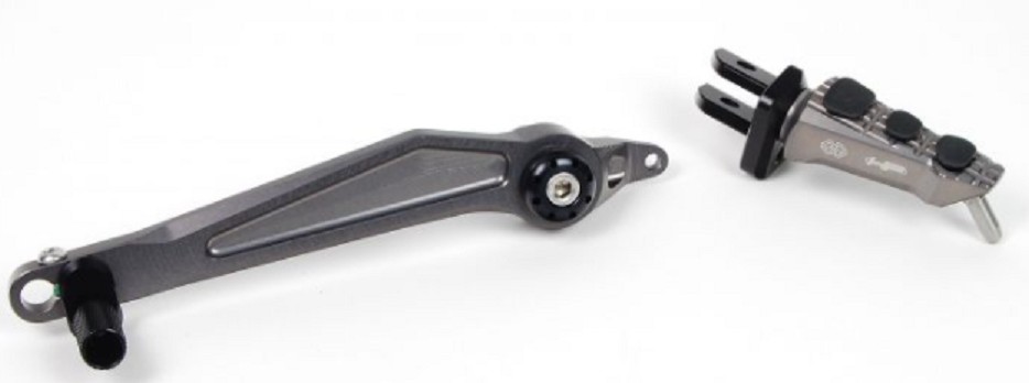 BMW R 1200 R/RS voetsteun instelbaar gefreesd rechts foto 2