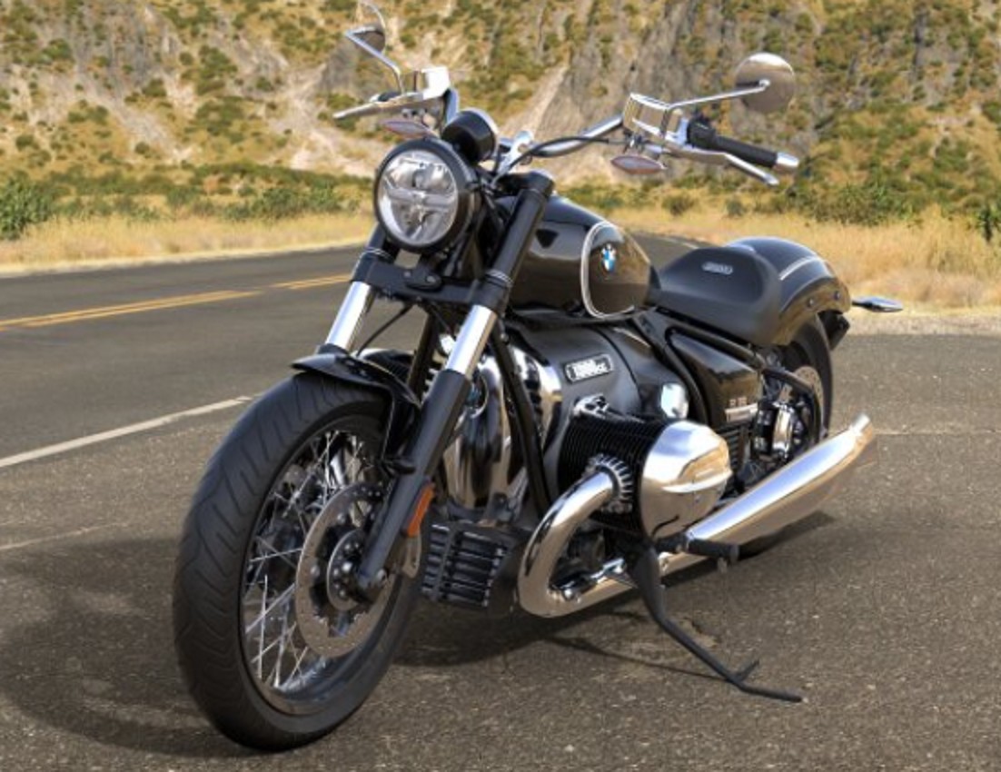 BMW R 18 Set Afdekkingen Machined / 2-Tone-Zwart Vorkpoot Boven foto 3