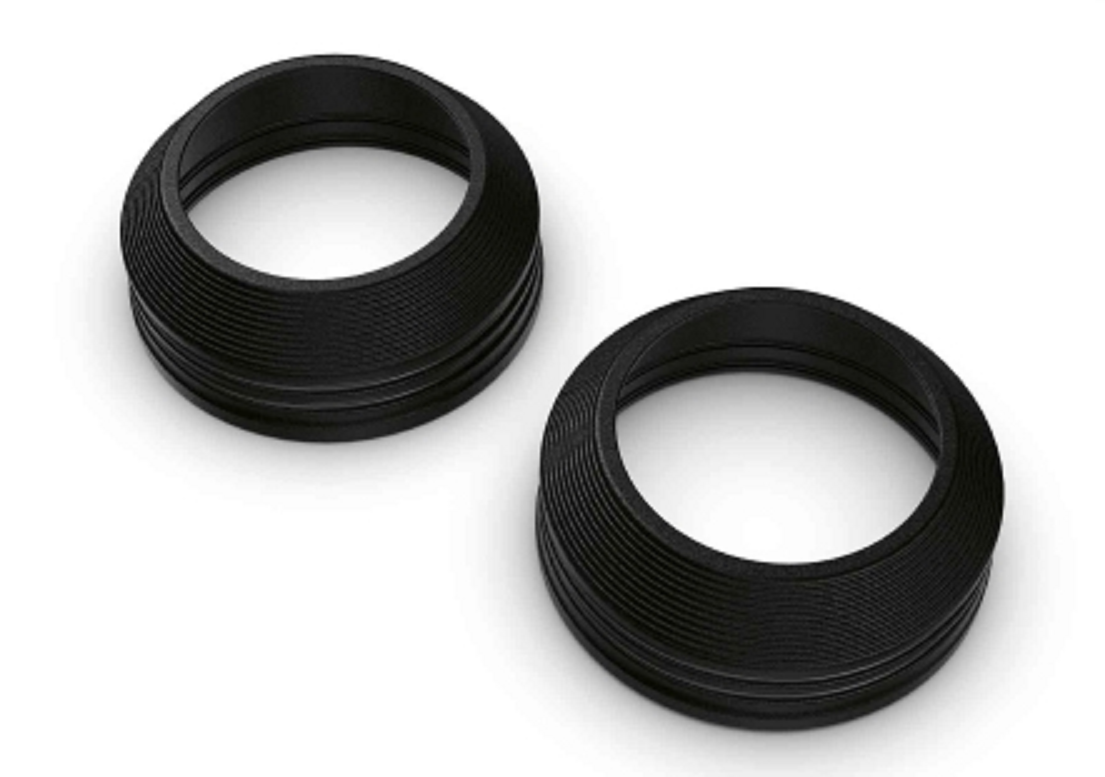 BMW R 18 Set Afsluit kapjes vorkpoot onder Machined / 2-Tone Zwart foto 2