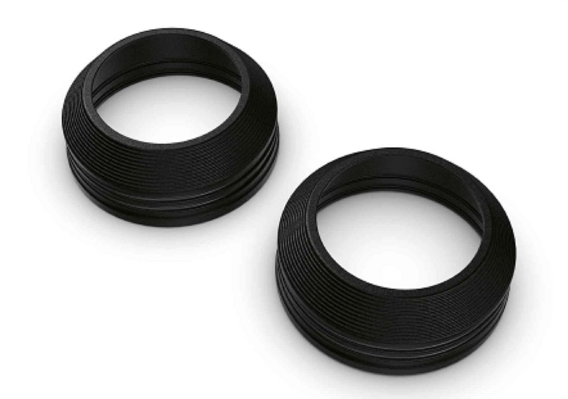 BMW R 18 Set Afsluit kapjes vorkpoot onder Machined / 2-Tone Zwart foto 2