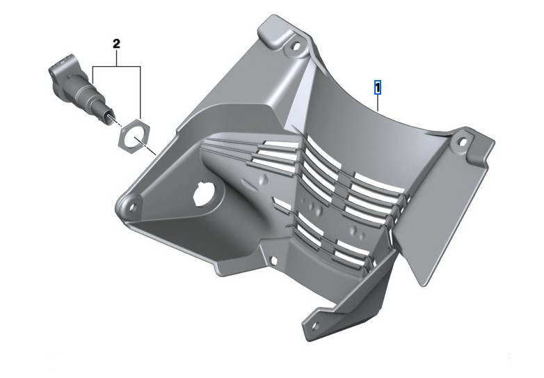 BMW R 1300 GS Afdekking Spanningsregelaar foto 3