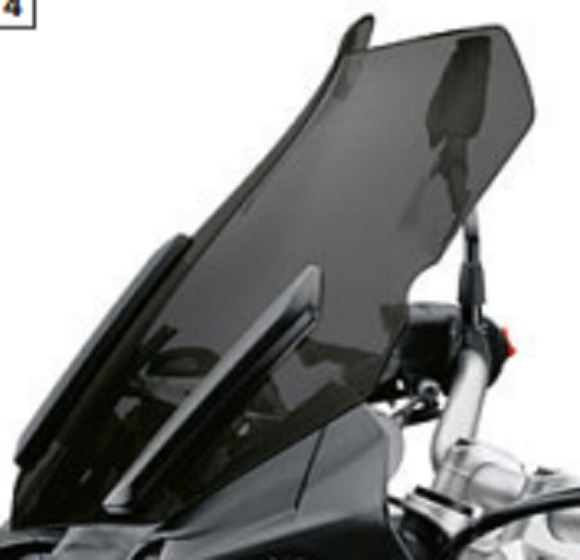 BMW R 1200/1250 GS adventure hoog windscherm getint foto 2
