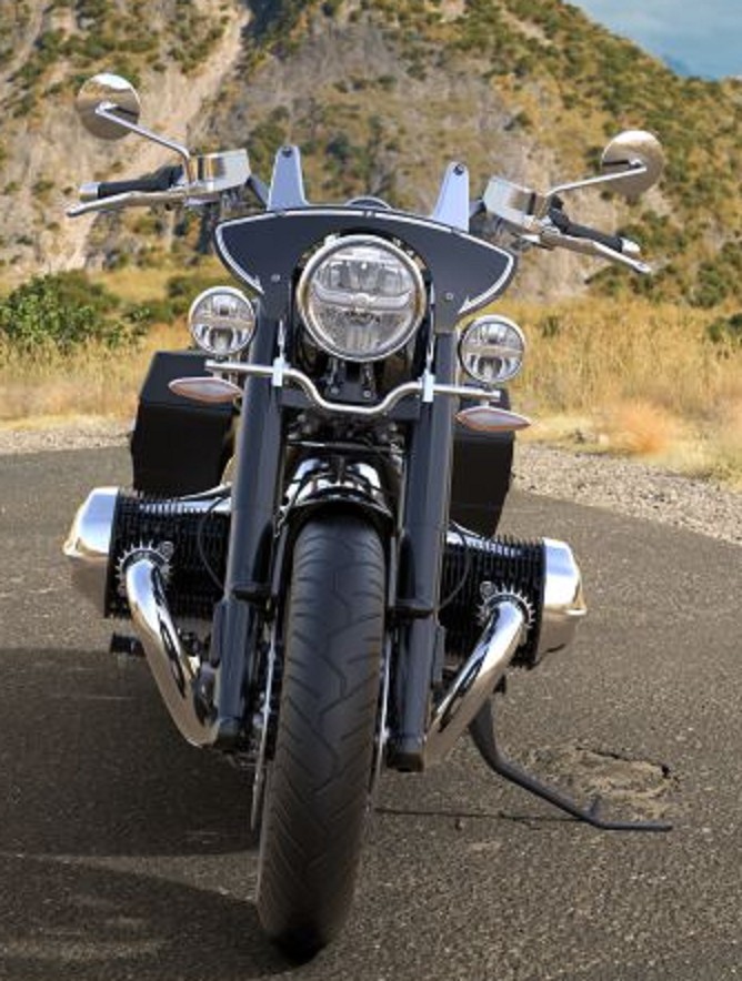 BMW R 18 Classic Windscherm gemaskeerd foto 3
