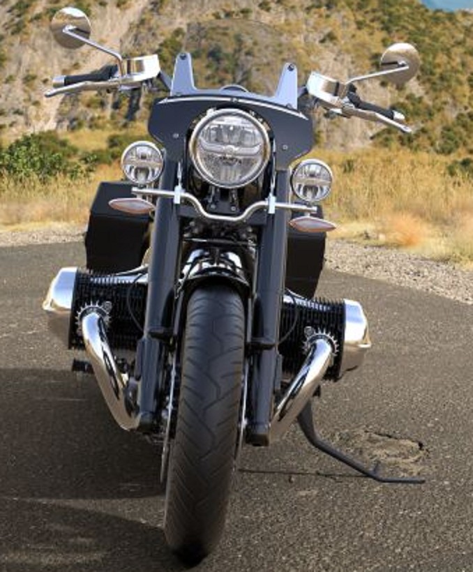 BMW R 18 Classic  Windscherm gemaskeerd (H=141mm) foto 2