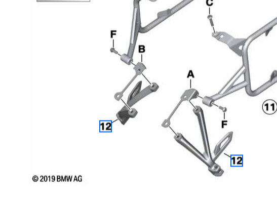 BMW Kofferhouder zwart voor aluminium koffers foto 3