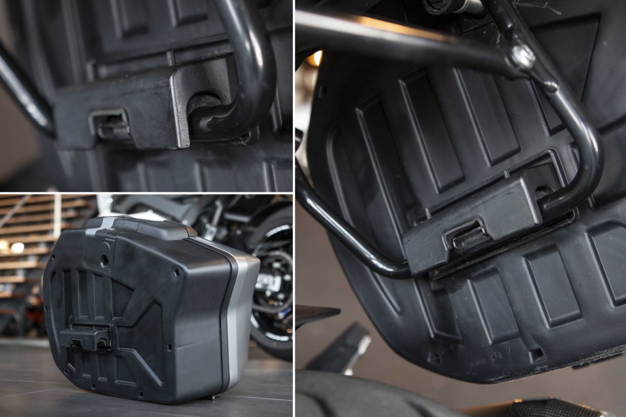 BMW R 1200/1250 R/RS Touringkoffer Asphalt-Grey foto 6