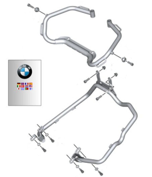 BMW Set kofferhouders foto 2